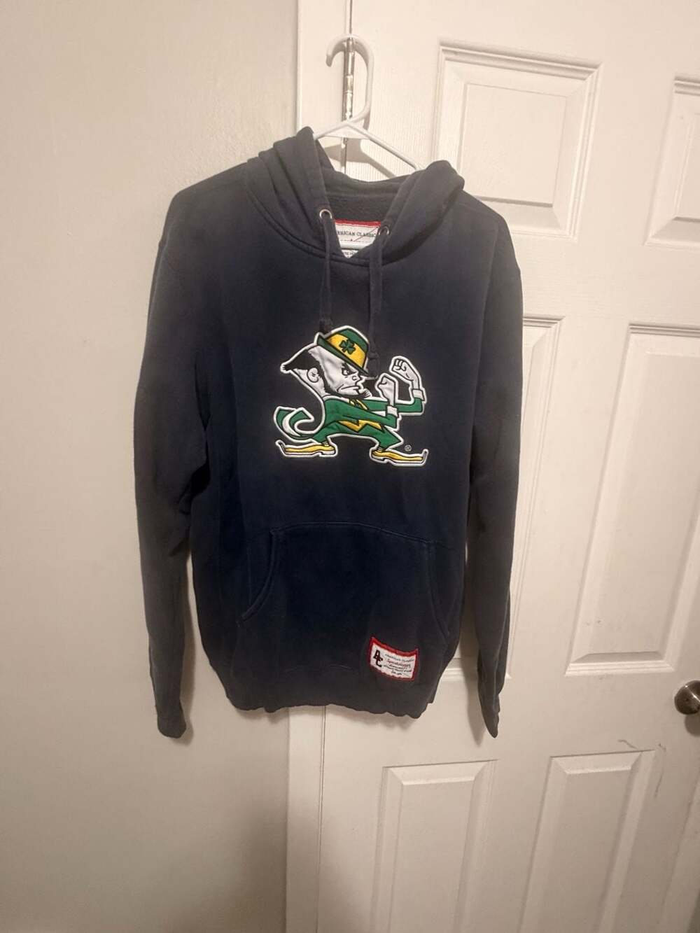 American Classic Sportswear Notre Dame Fighting Irish Hoodie Size L